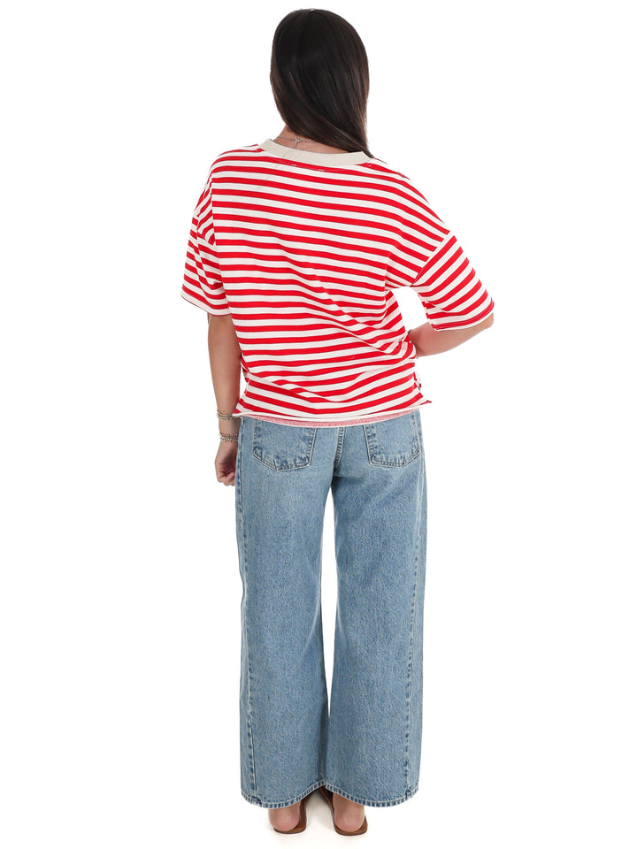 Easy Choice Stripe Tee
