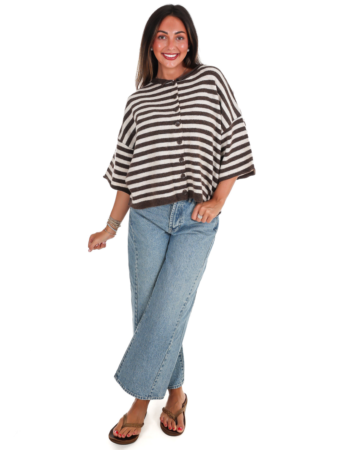 Soft Season Stripe Cardigan