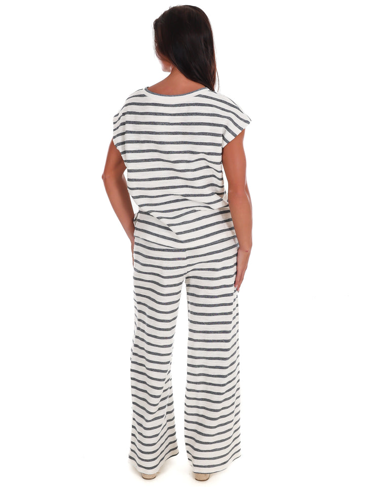 Relaxed Retreat Stripe Two Piece Set