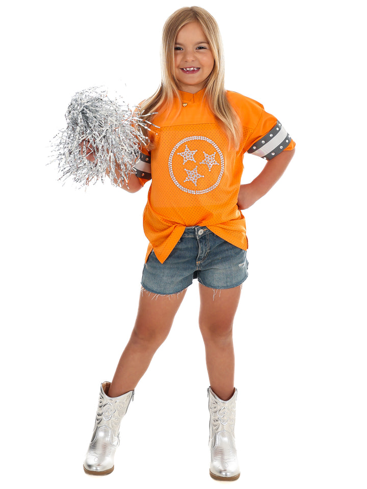 Youth Rhinestone Tri-Star Jersey