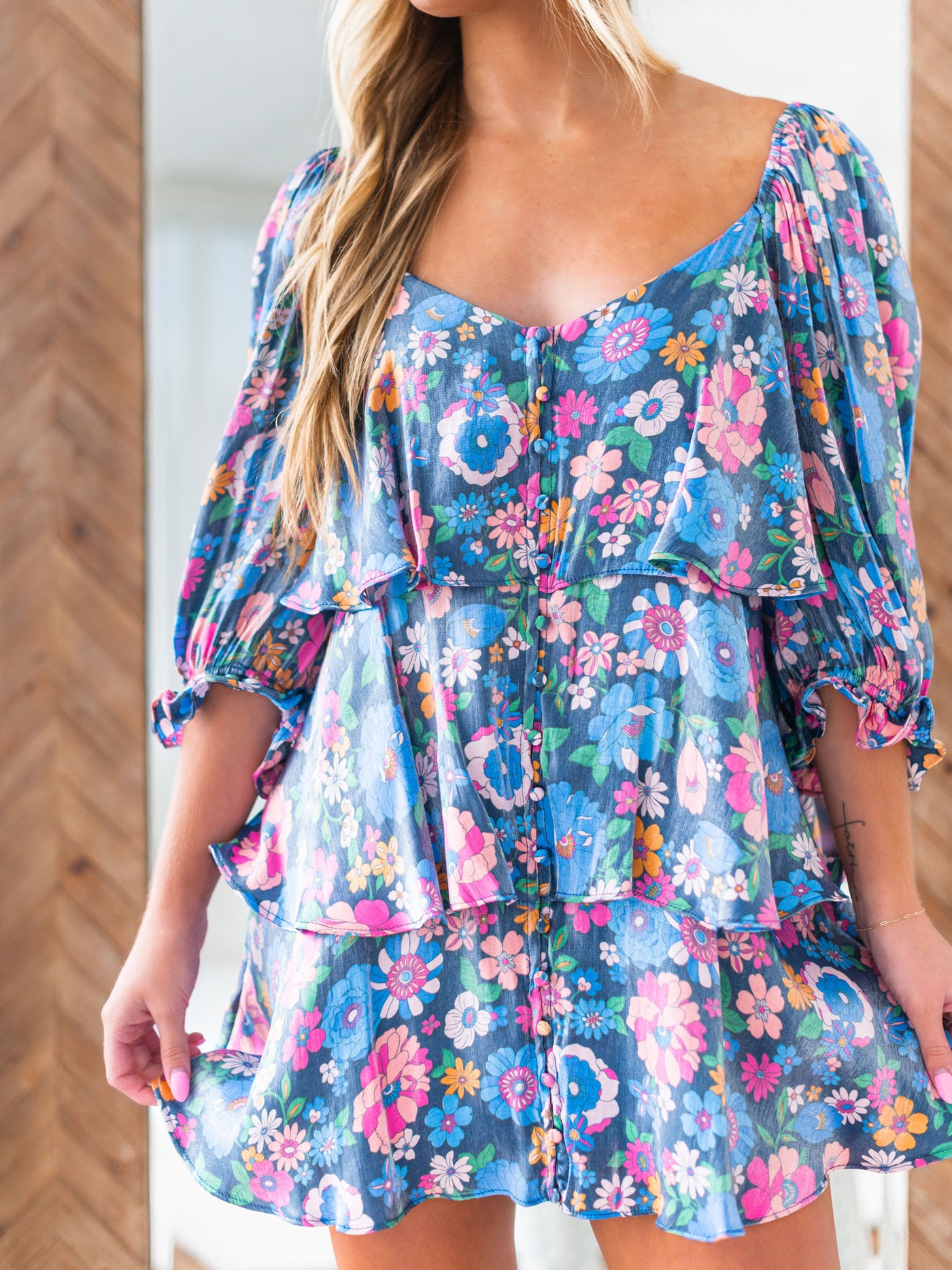 Wishing For You Floral Dress