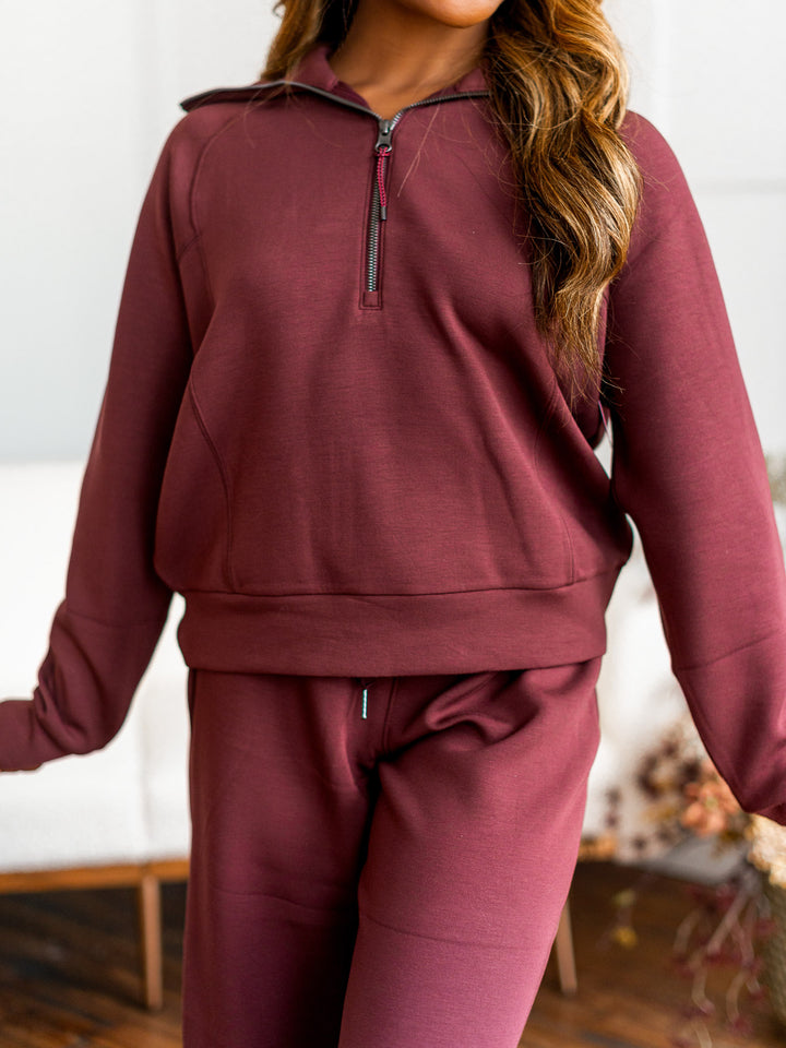 Spanx AirEssentials Half Zip Pullover