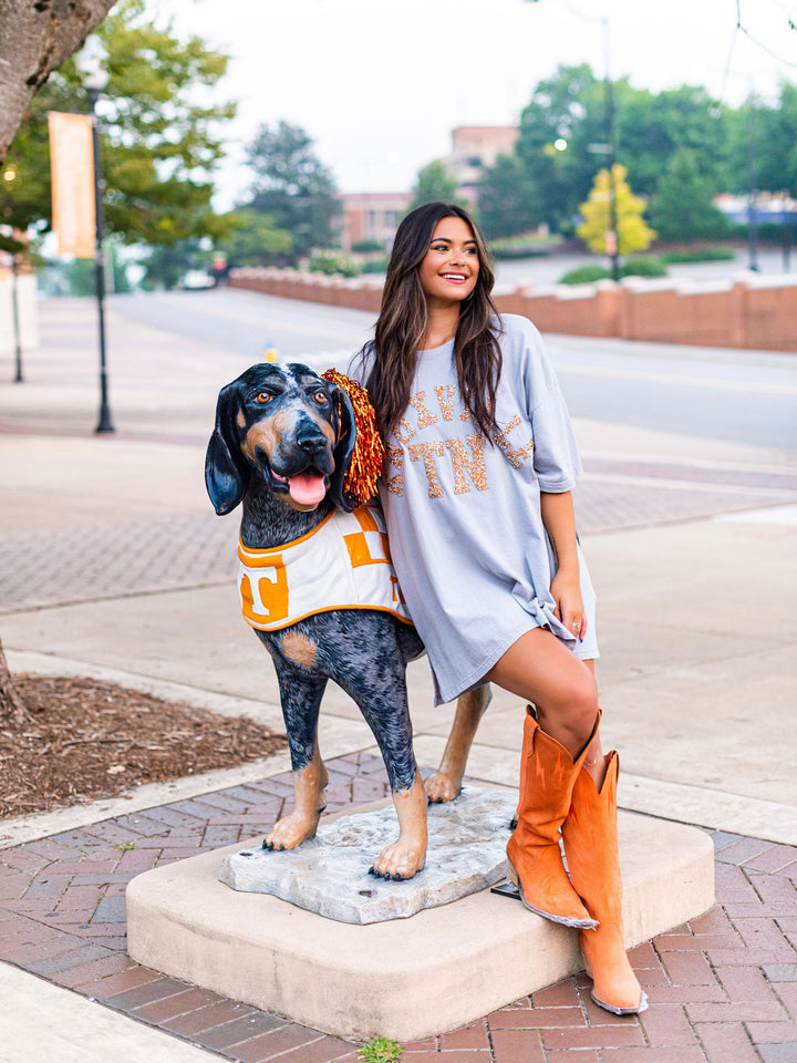 Rhinestone Knoxville TN Oversized Tee