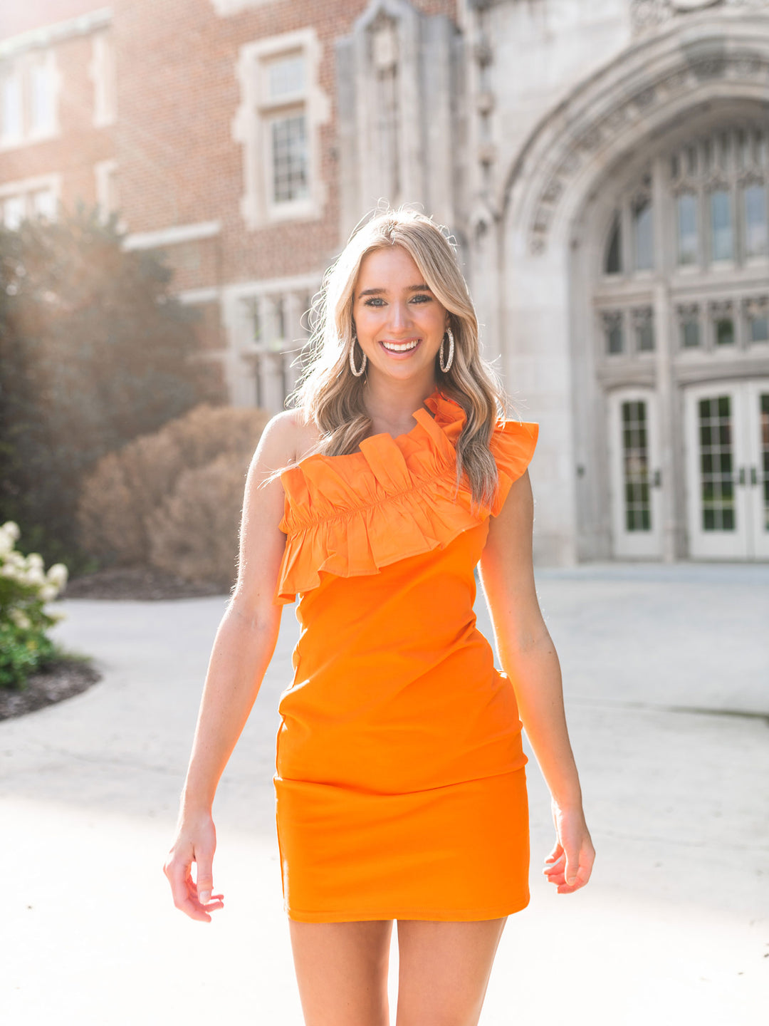 orange mini dress gameday Gameday Dresses