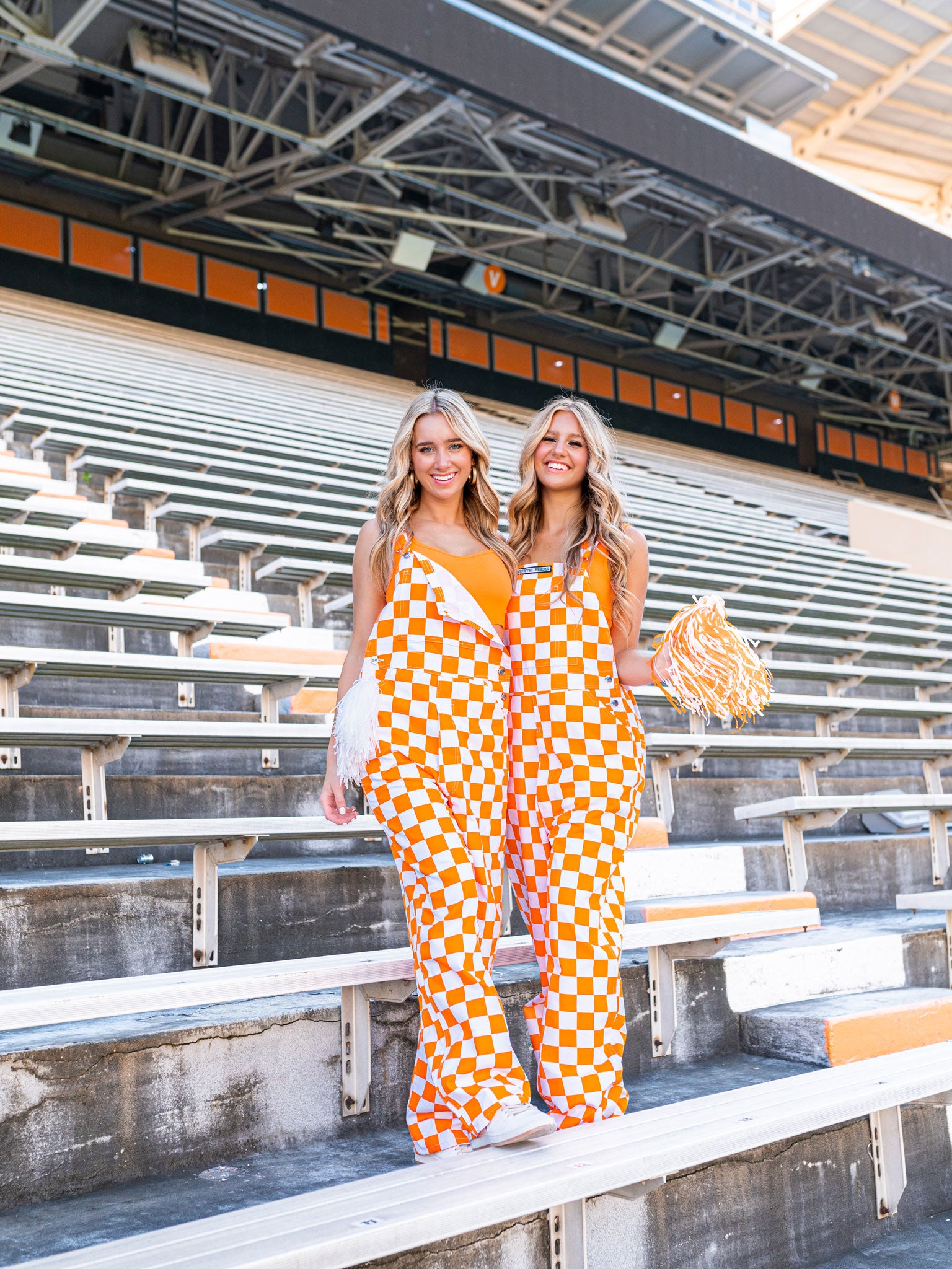 Tennessee Volunteers Game Bibs deals checkerboard Overalls xs