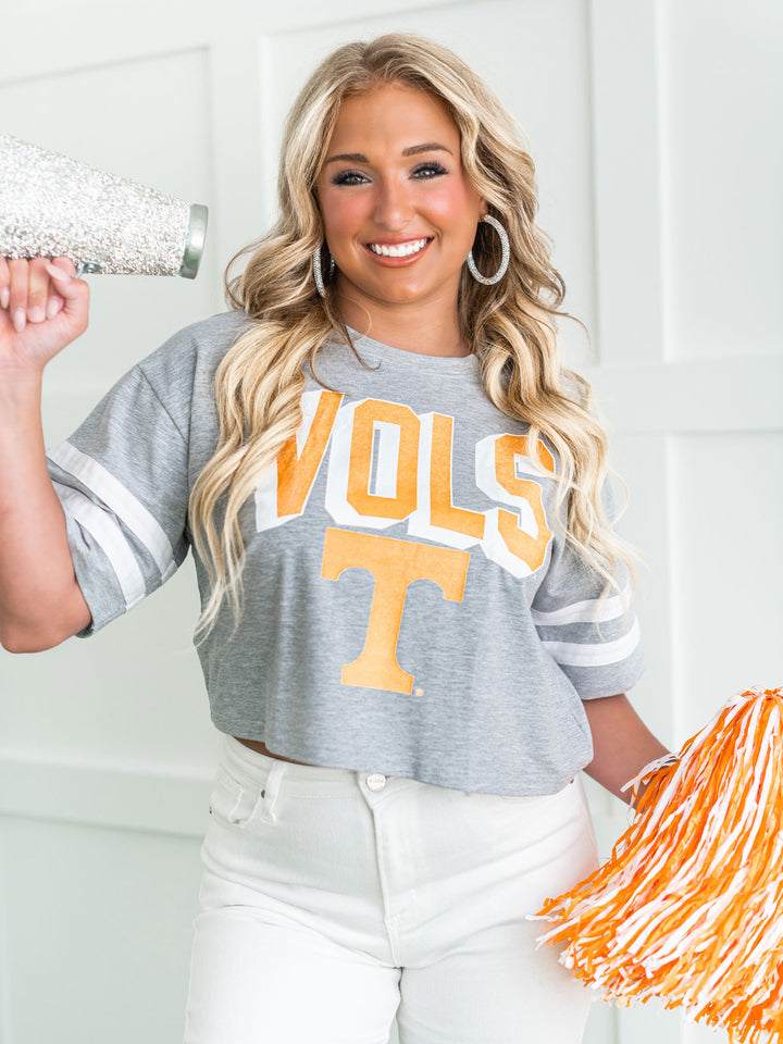 Tennessee Volunteers No Shortcuts Crop Tee