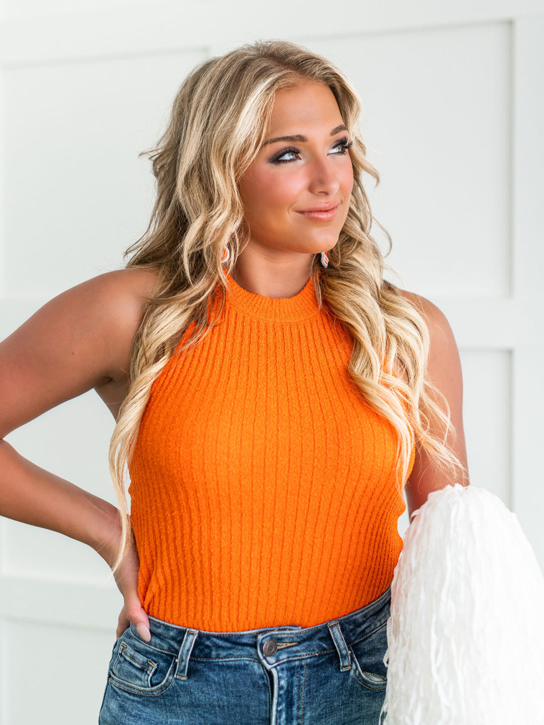 Down the Field Halter Neck Top