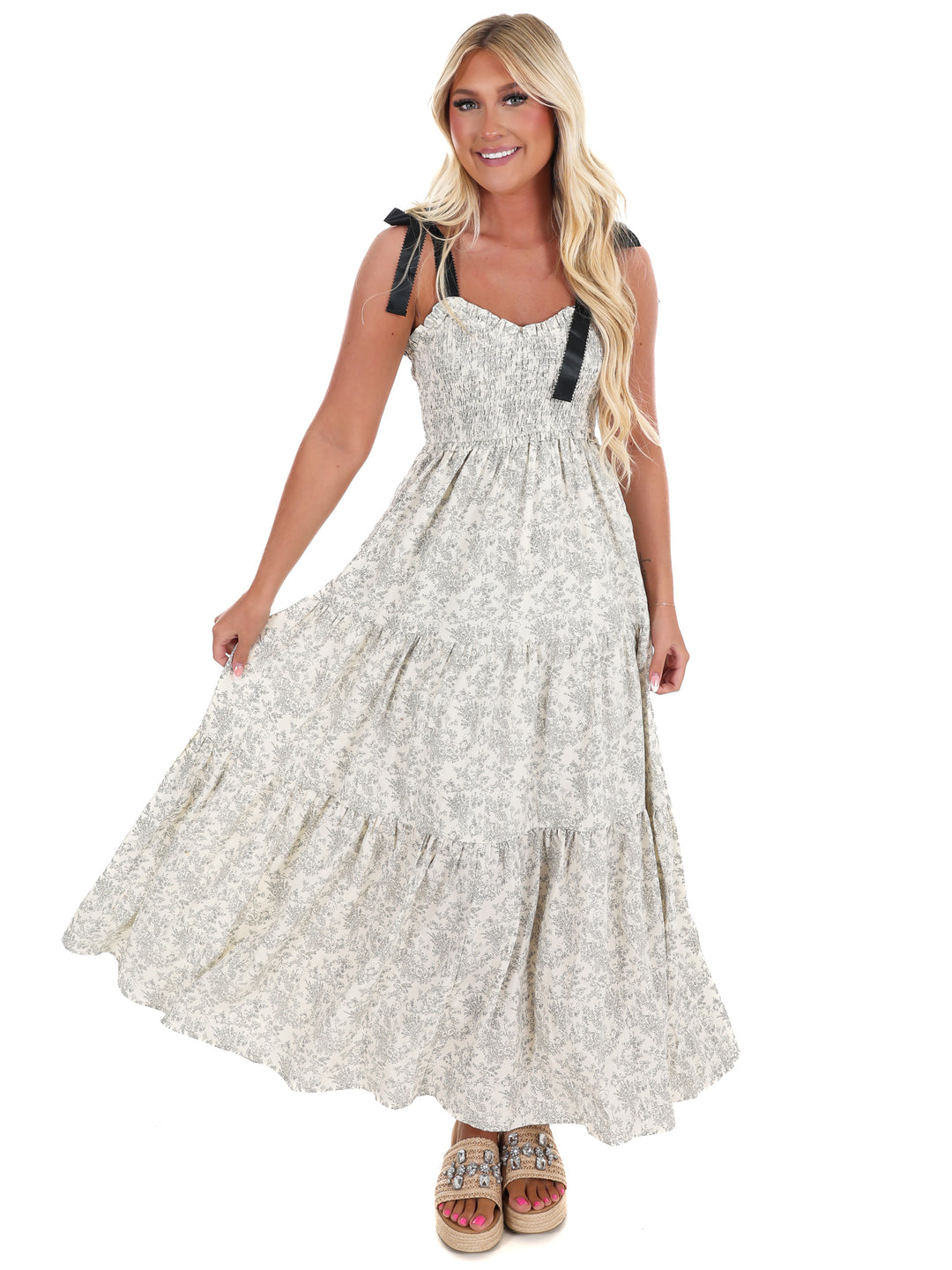 Take Me Away Floral Maxi Dress