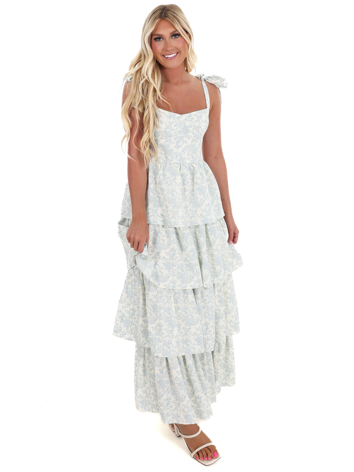 Afternoon Tea Floral Tiered Maxi Dress