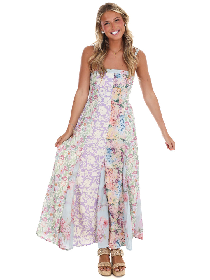 Sweetness Mixed Floral Maxi Dress