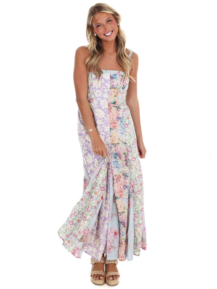 Sweetness Mixed Floral Maxi Dress