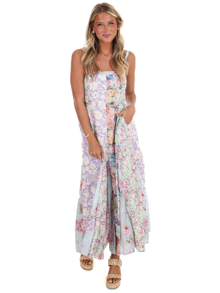 Sweetness Mixed Floral Maxi Dress