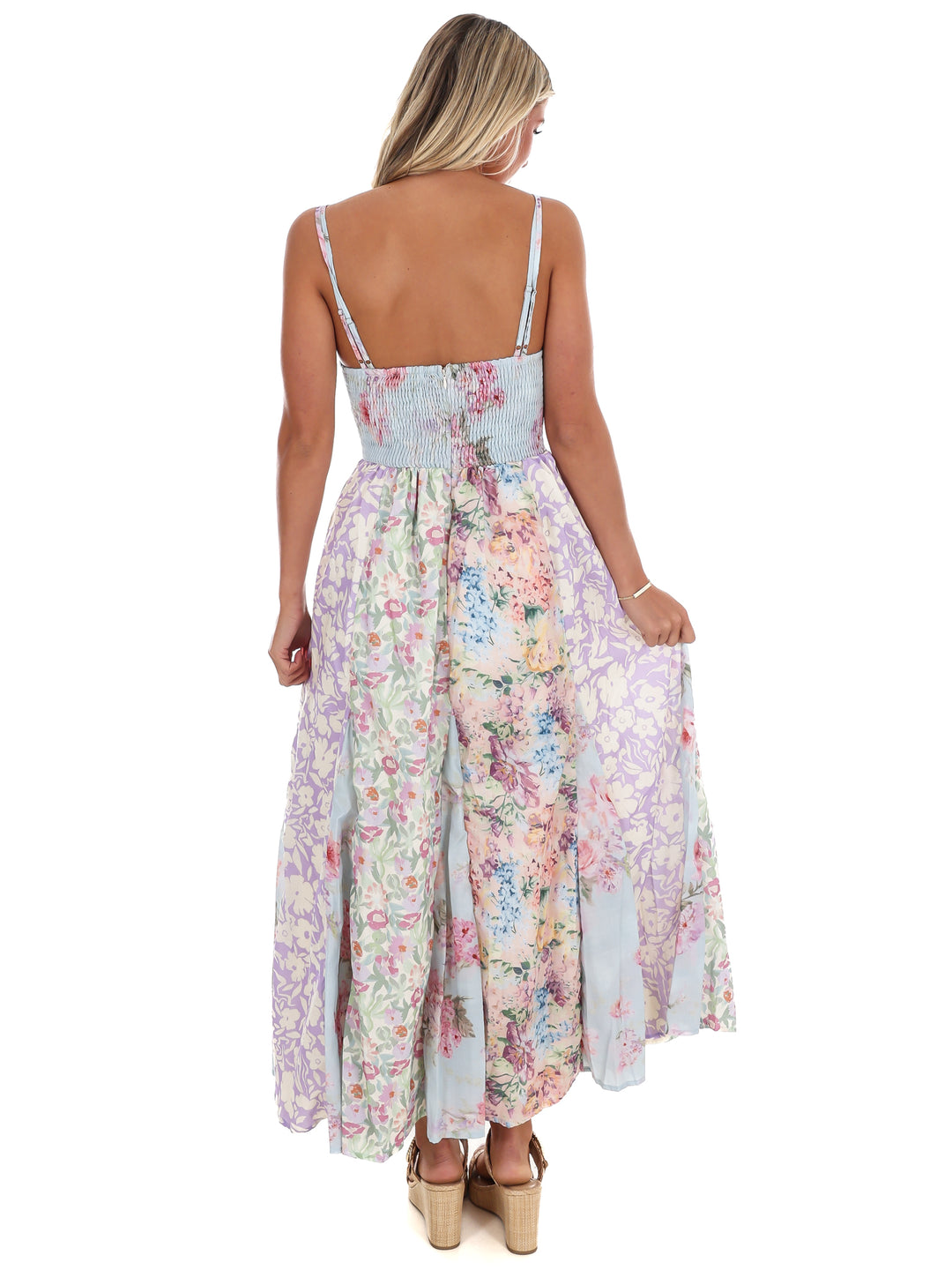 Sweetness Mixed Floral Maxi Dress