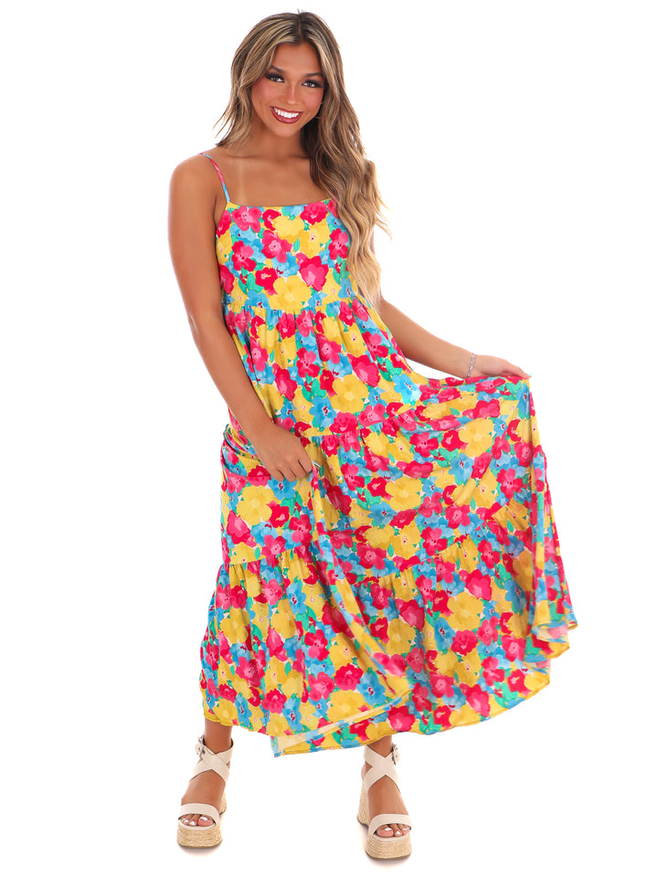 Southern Girl Floral Maxi Dress