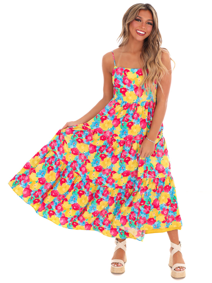 Southern Girl Floral Maxi Dress