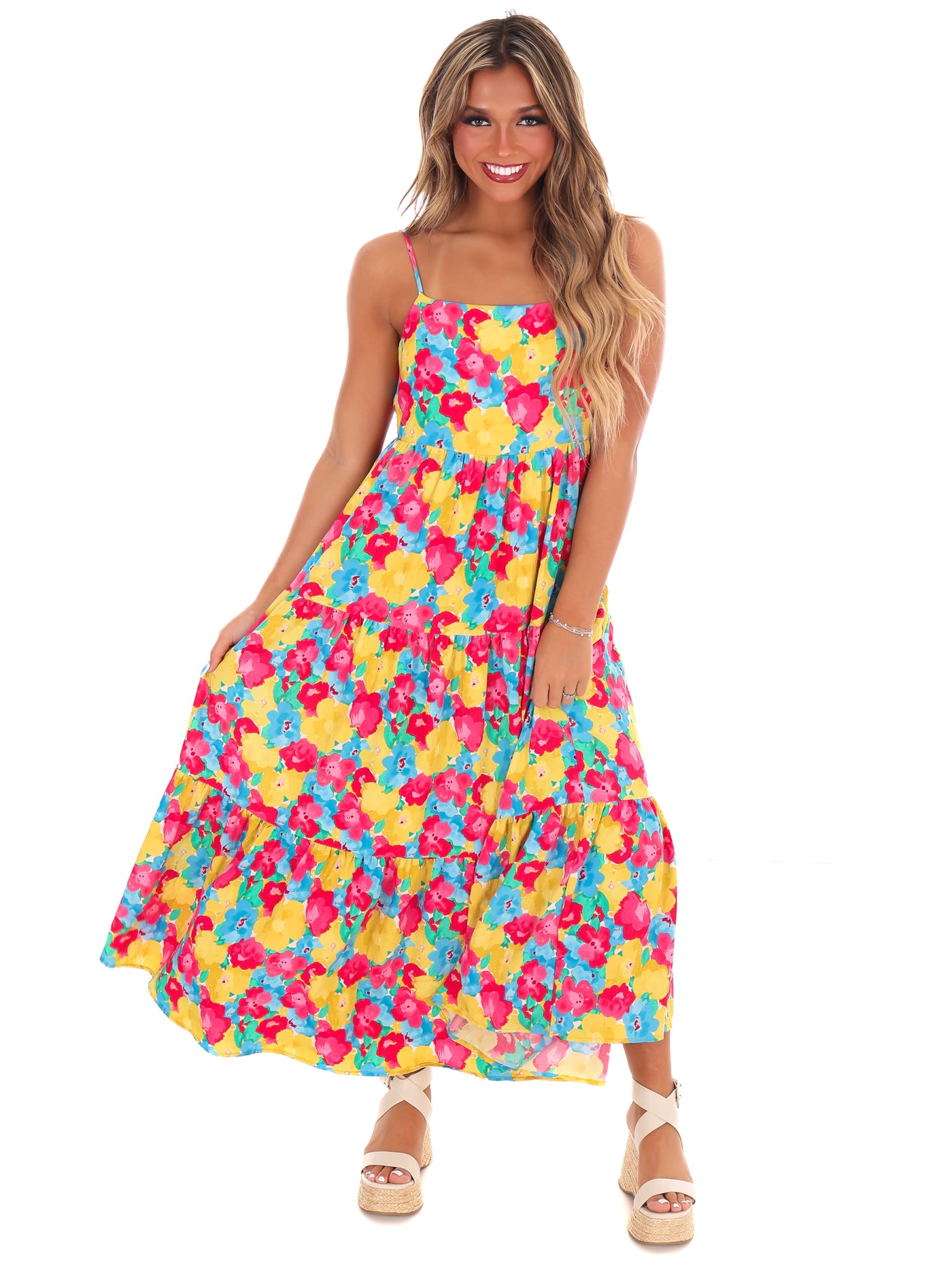 Southern Girl Floral Maxi Dress