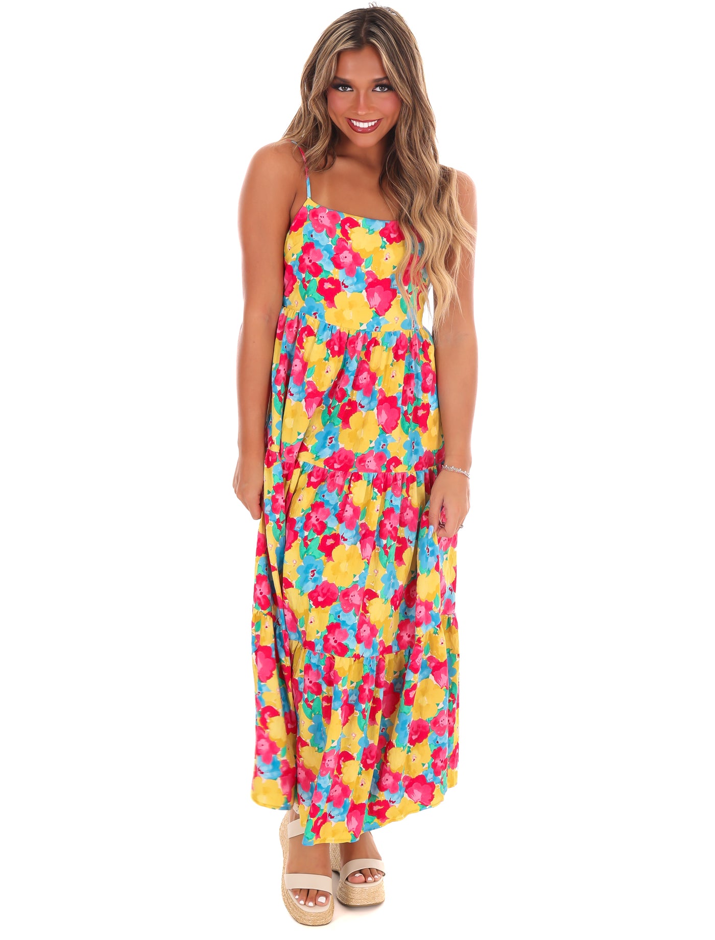 Southern Girl Floral Maxi Dress