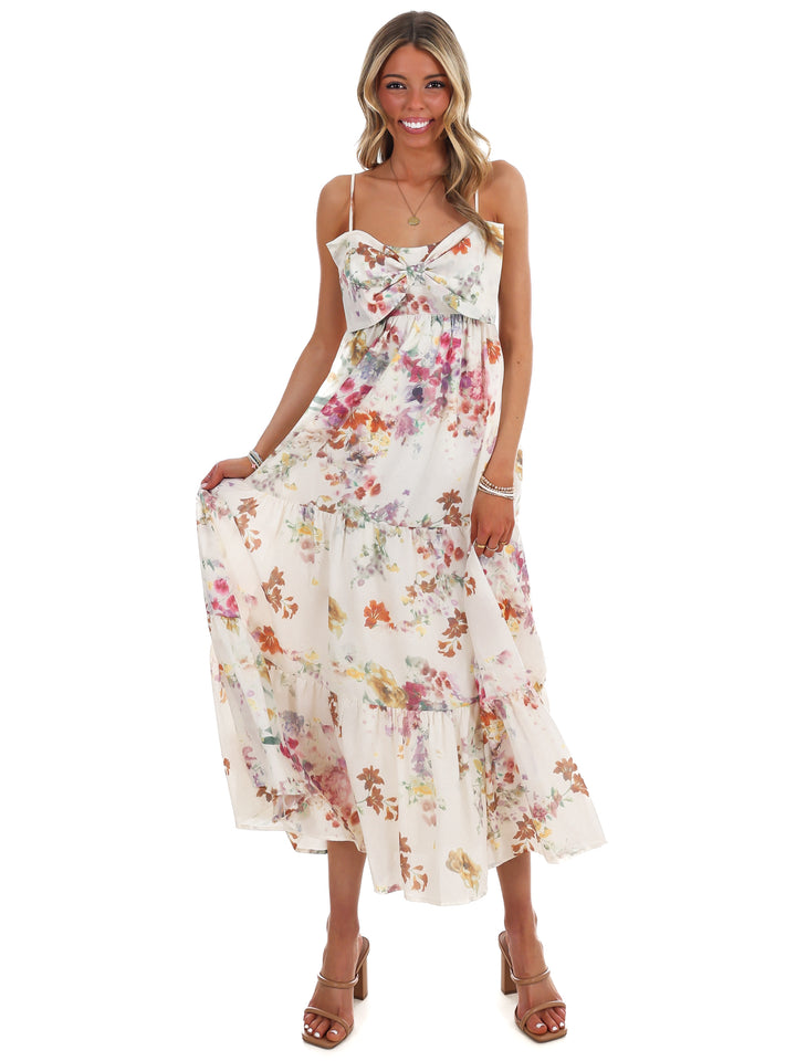 Pretty in Petals Floral Maxi Dress