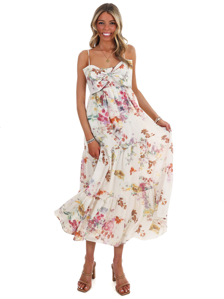 Pretty in Petals Floral Maxi Dress