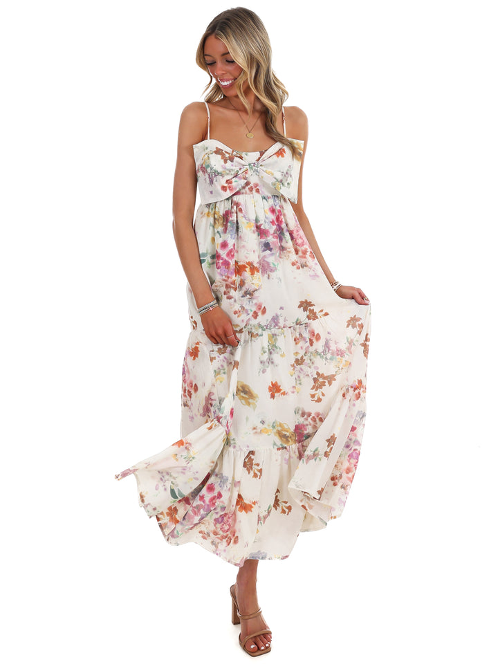 Pretty in Petals Floral Maxi Dress