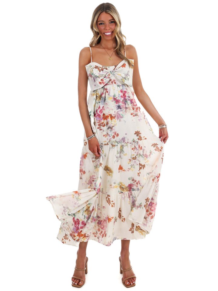 Pretty in Petals Floral Maxi Dress