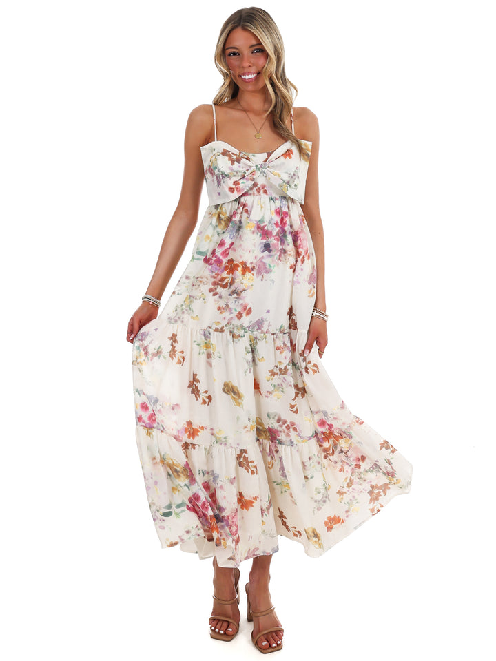 Pretty in Petals Floral Maxi Dress