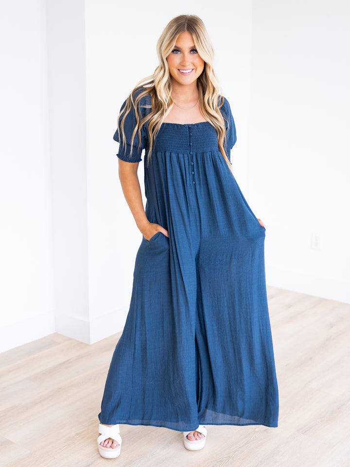 Time After Time Wide Leg Jumpsuit