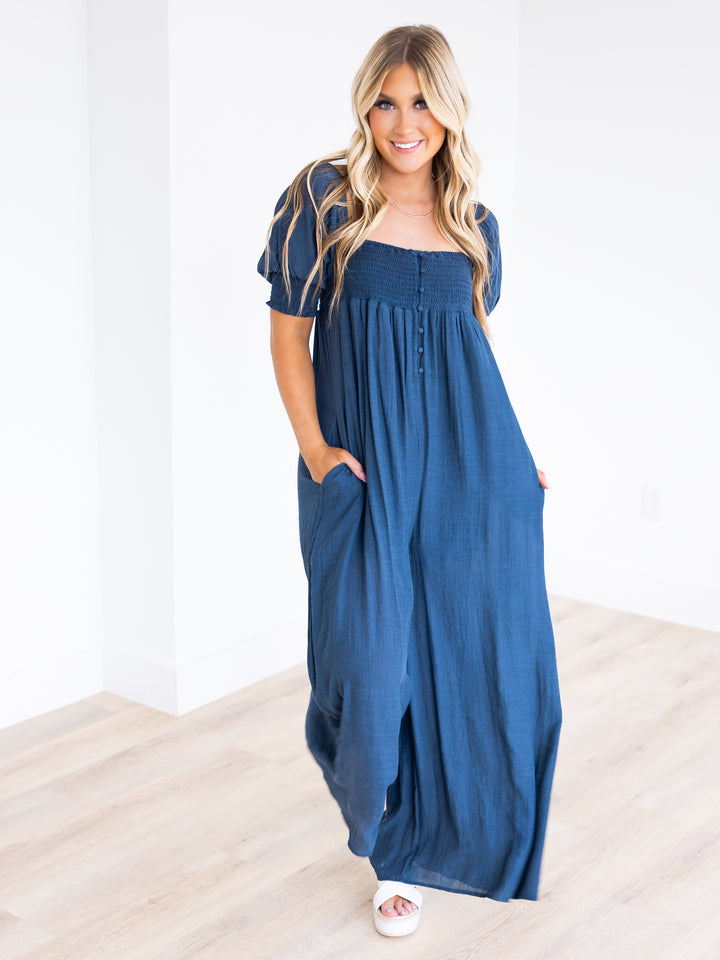 Time After Time Wide Leg Jumpsuit