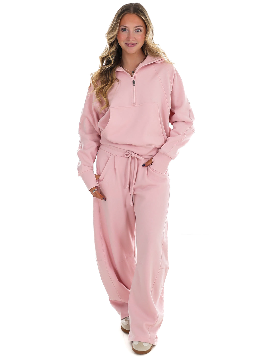 Easy Wear Fleece Half Zip Pullover