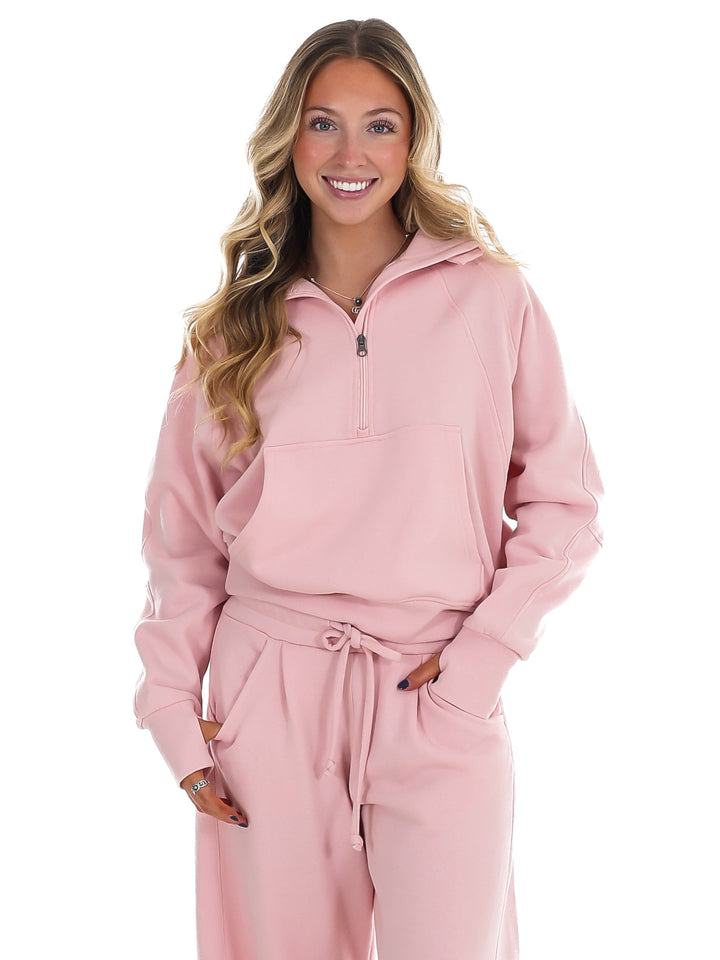 Easy Wear Fleece Half Zip Pullover