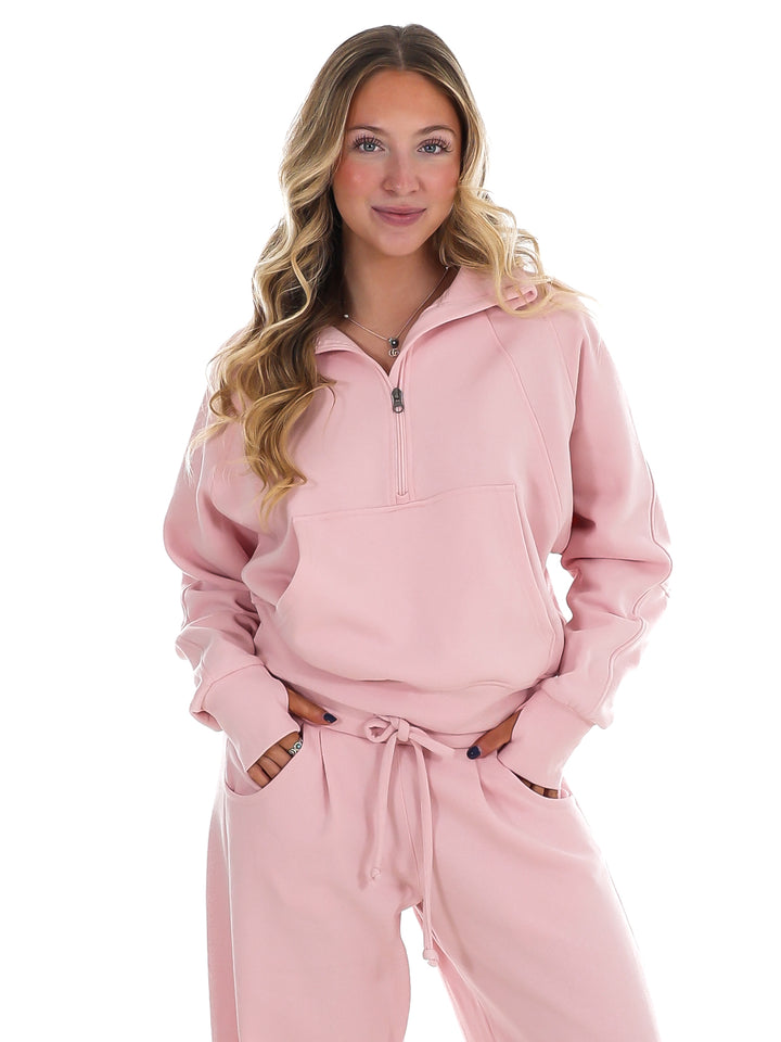 Easy Wear Fleece Half Zip Pullover