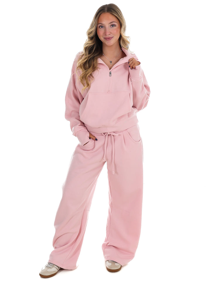 Easy Wear Fleece Half Zip Pullover