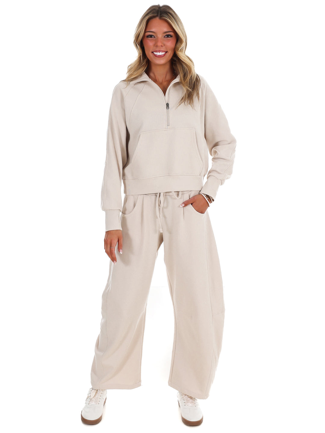 Easy Wear Fleece Half Zip Pullover