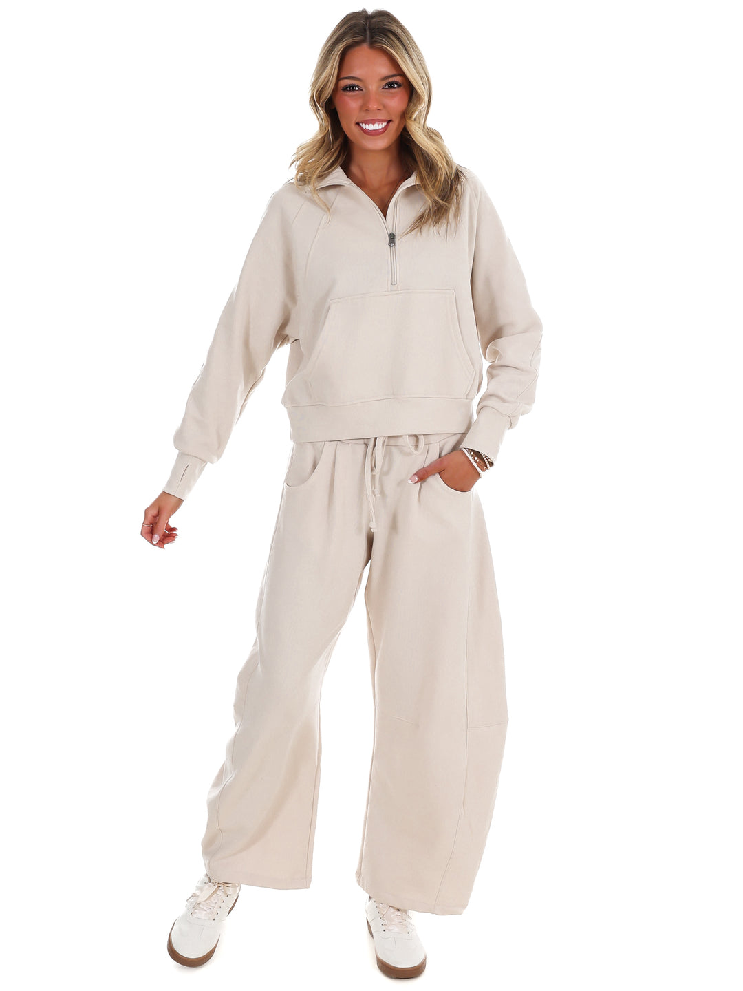 Easy Wear Fleece Half Zip Pullover