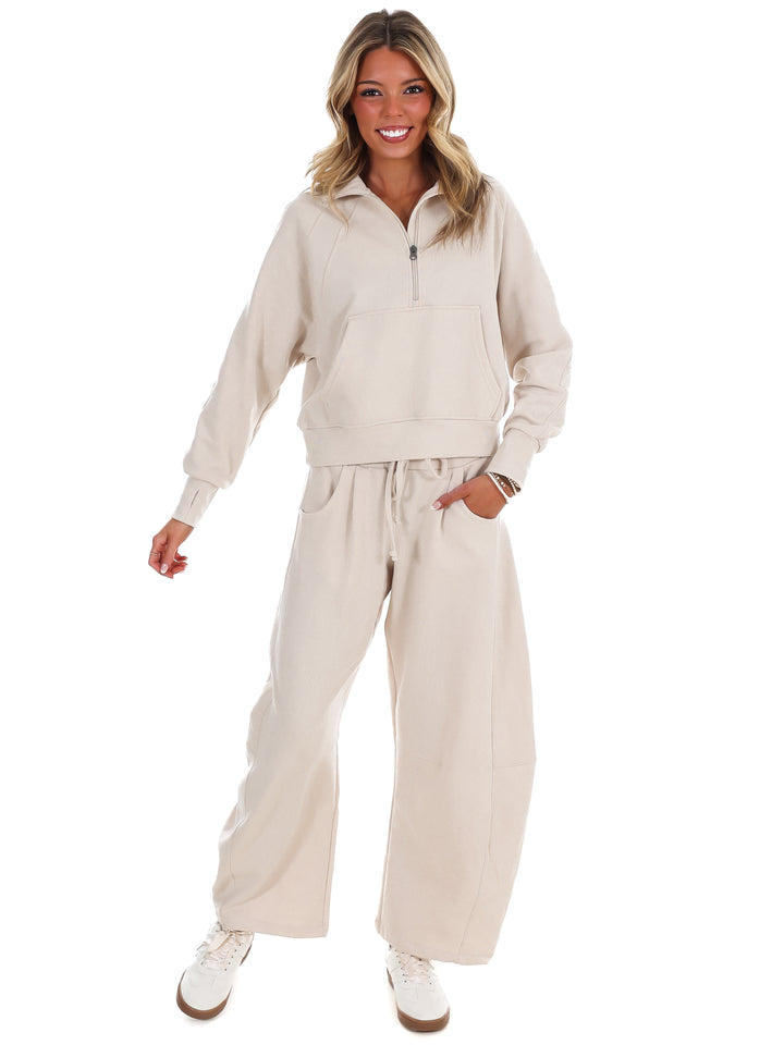 Easy Wear Fleece Half Zip Pullover