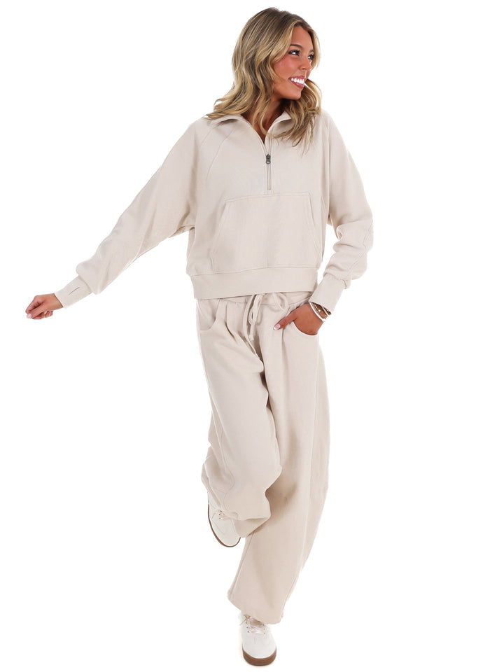 Easy Wear Fleece Half Zip Pullover