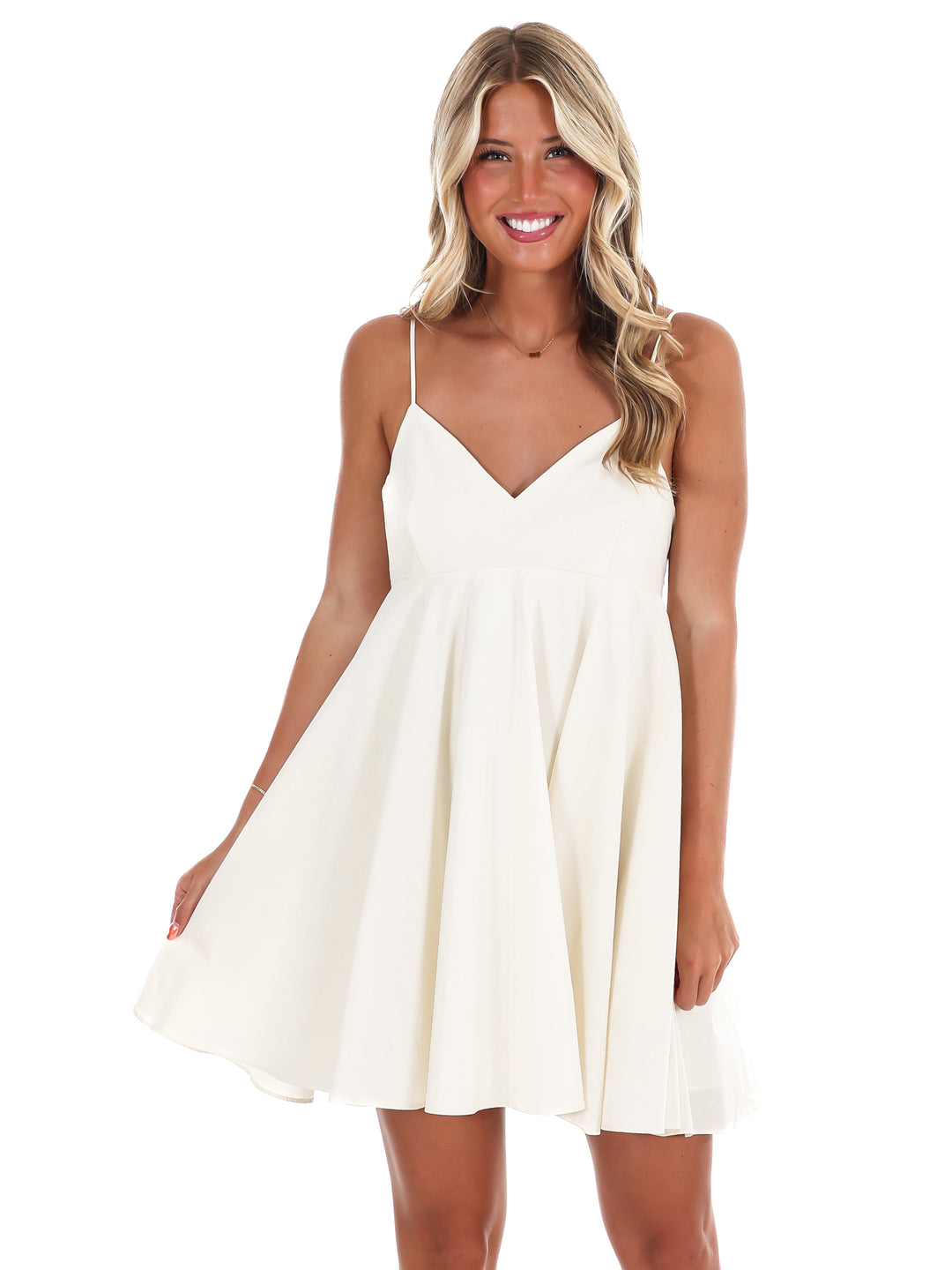 Be Authentic Bow Babydoll Dress Josie's Boutique Be Authentic Bow Babydoll Dress Josie's Boutique