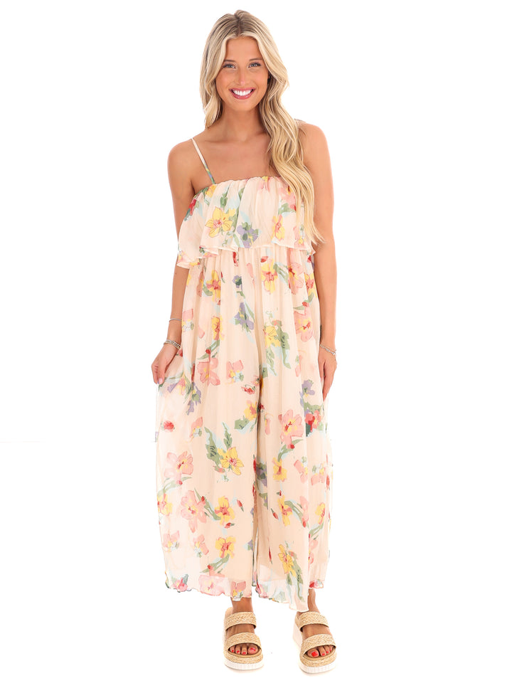 In the Details Floral Jumpsuit