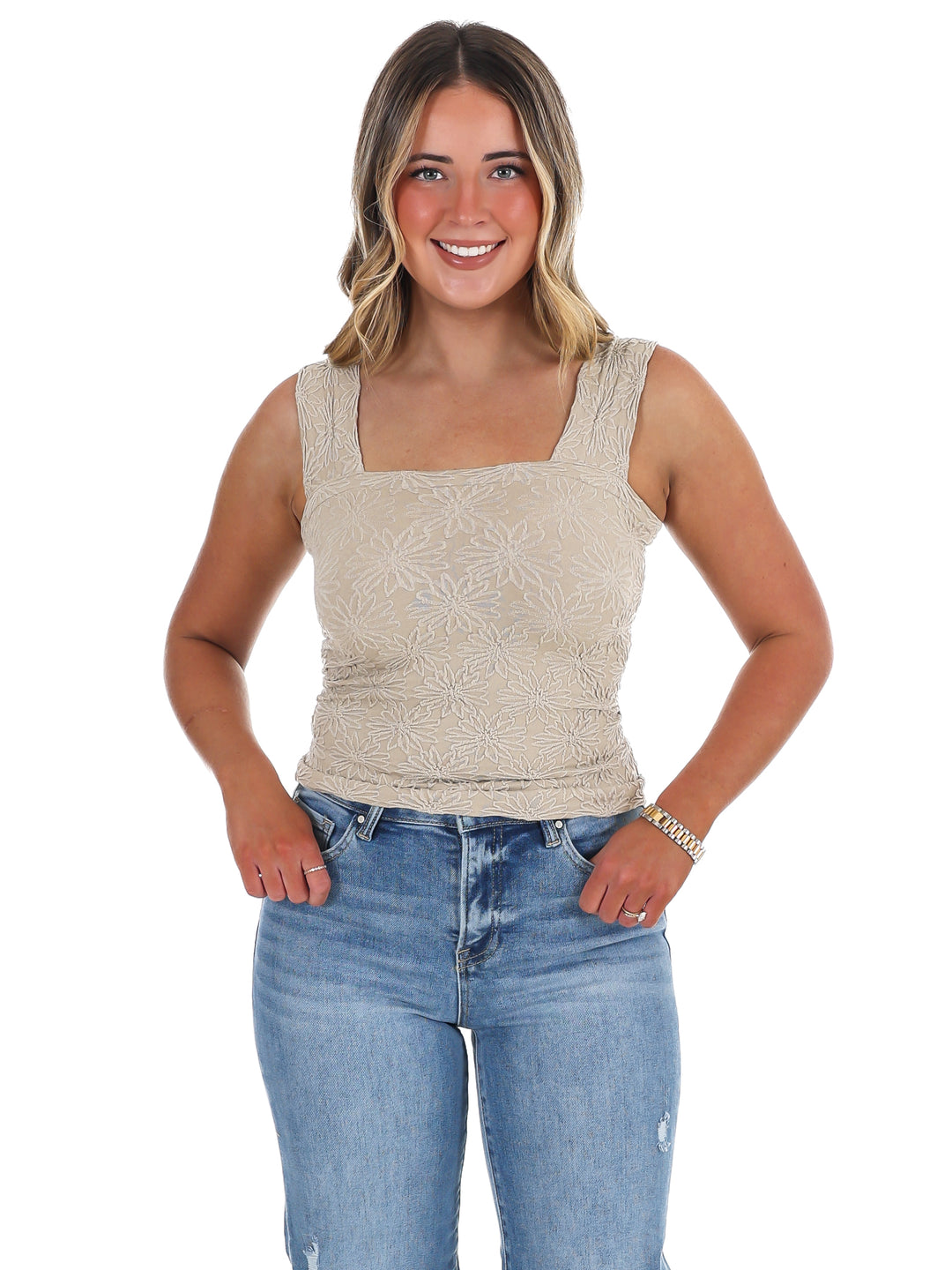 Beautiful Things Floral Tank Top