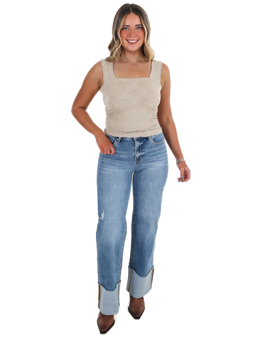 Beautiful Things Floral Tank Top