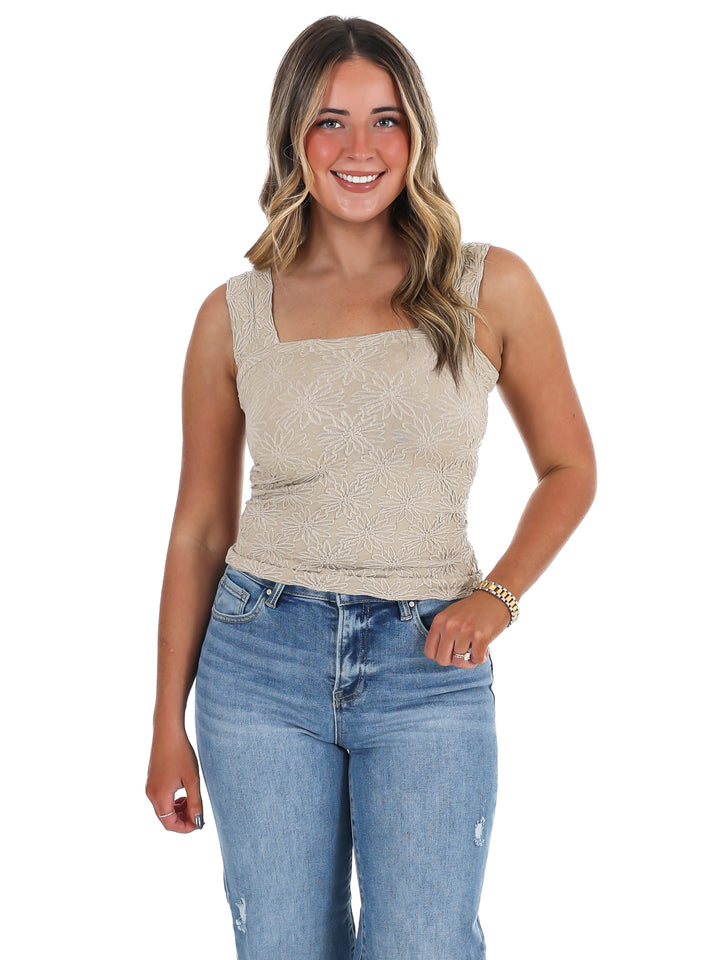 Beautiful Things Floral Tank Top