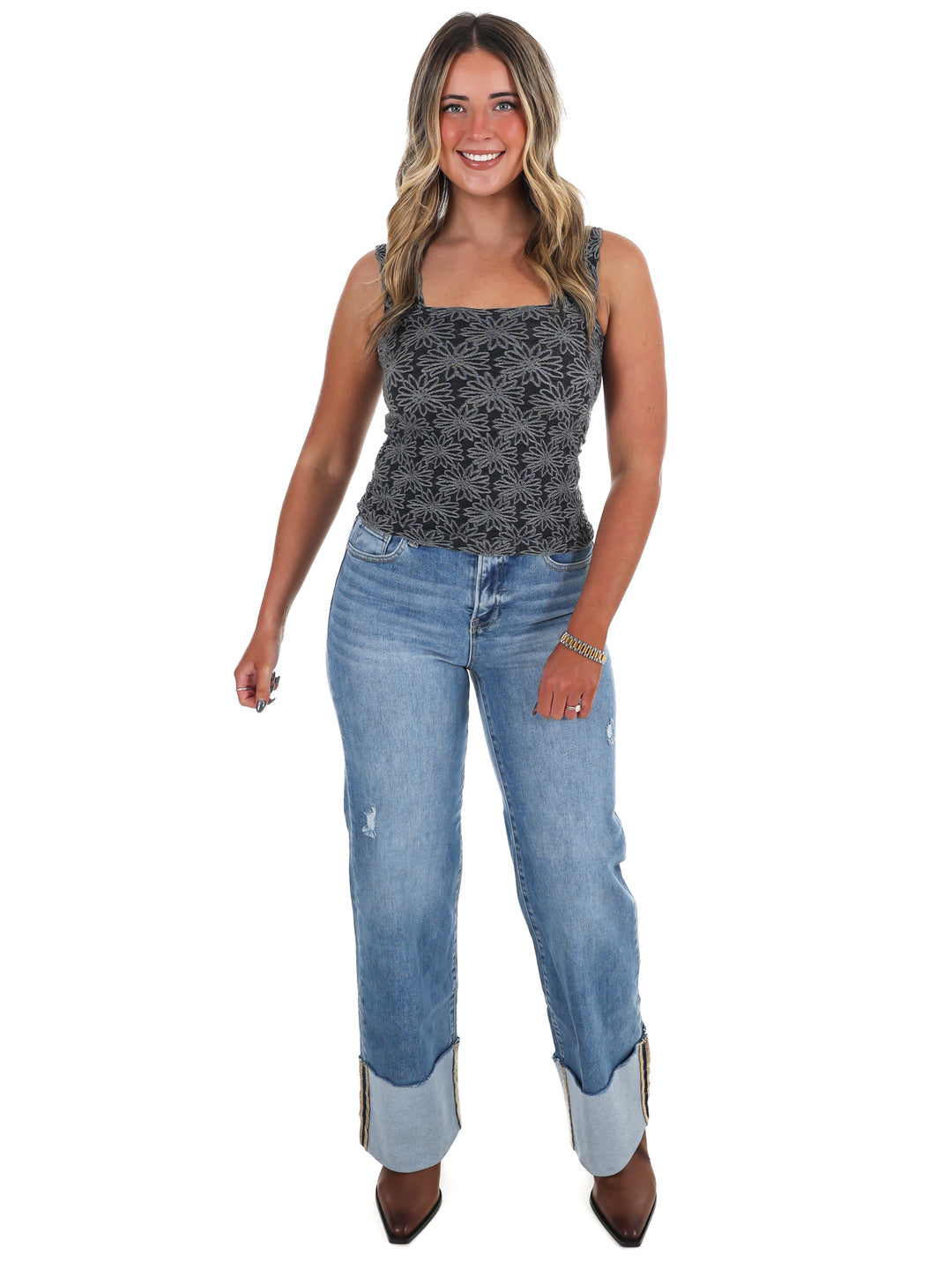 Beautiful Things Floral Tank Top