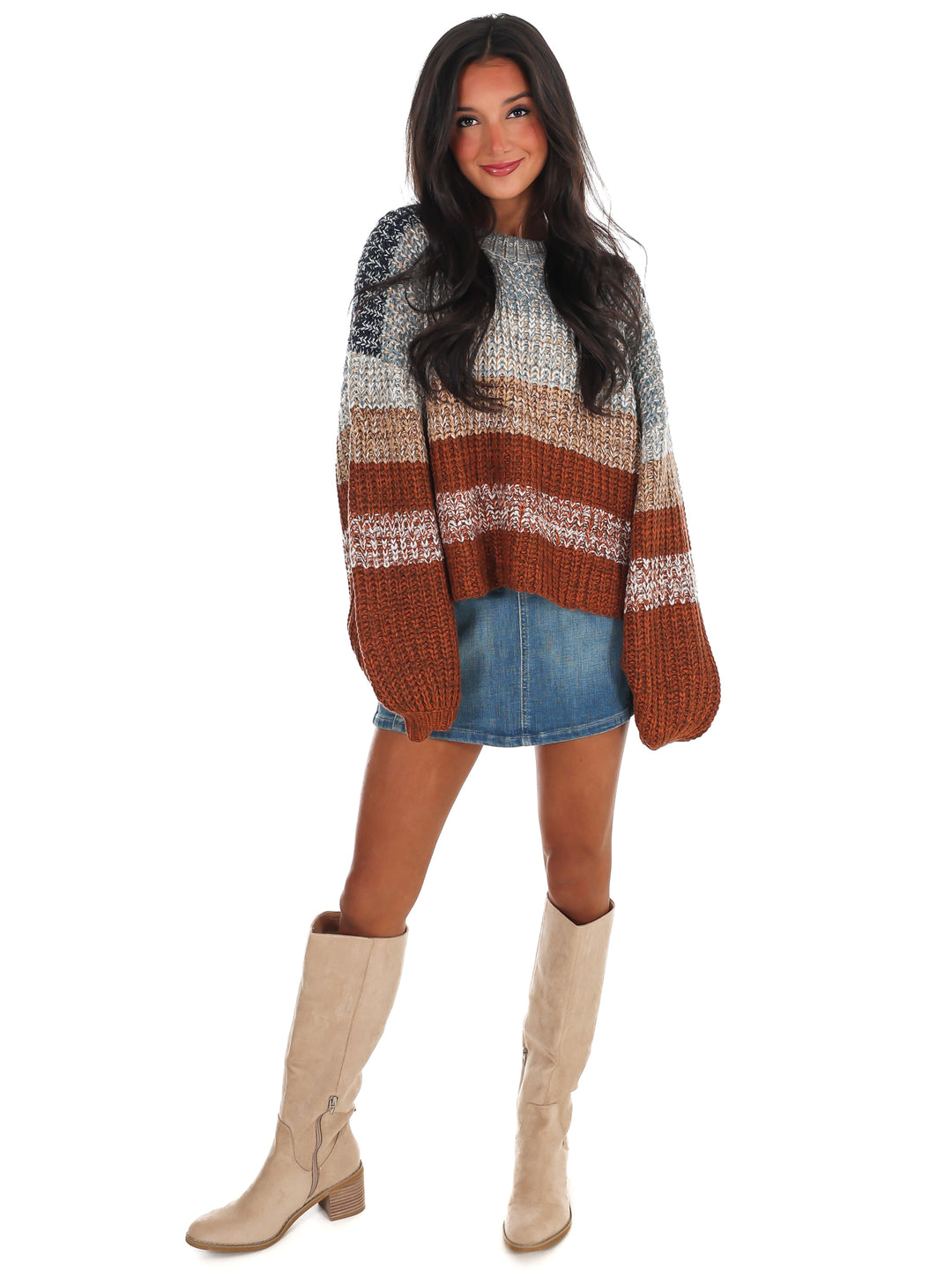 Bold Moves Stripe Sweater