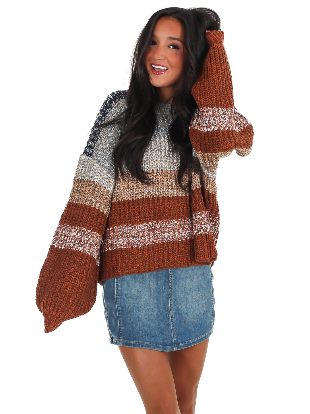 Bold Moves Stripe Sweater