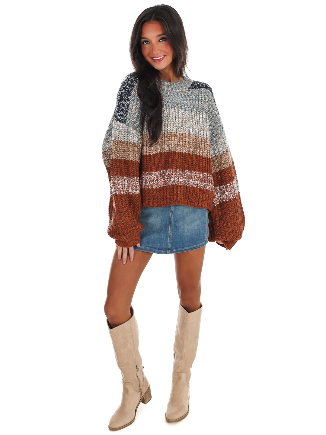 Bold Moves Stripe Sweater