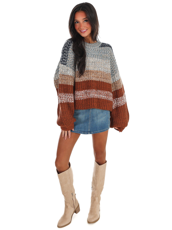 Bold Moves Stripe Sweater