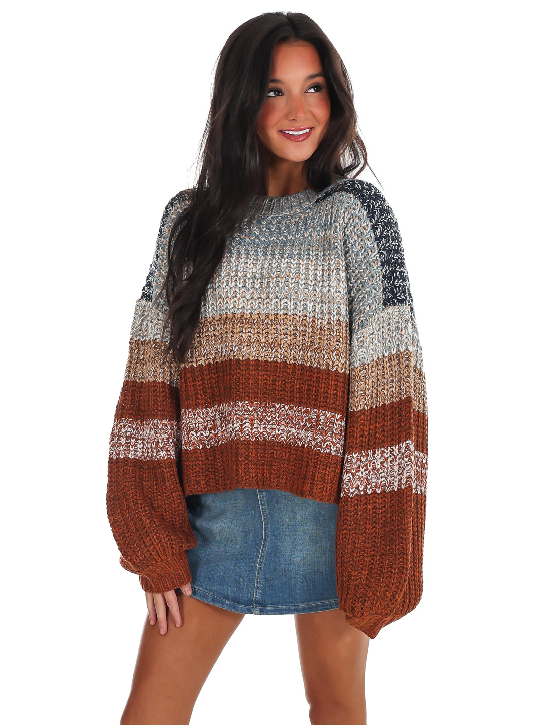 Bold Moves Stripe Sweater