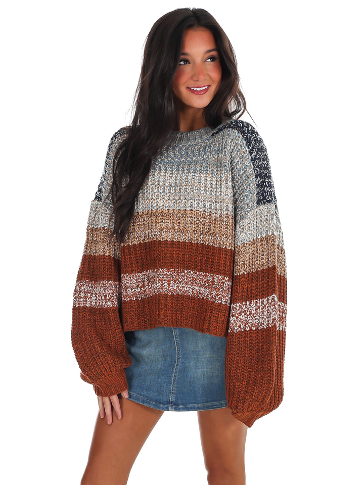 Bold Moves Stripe Sweater