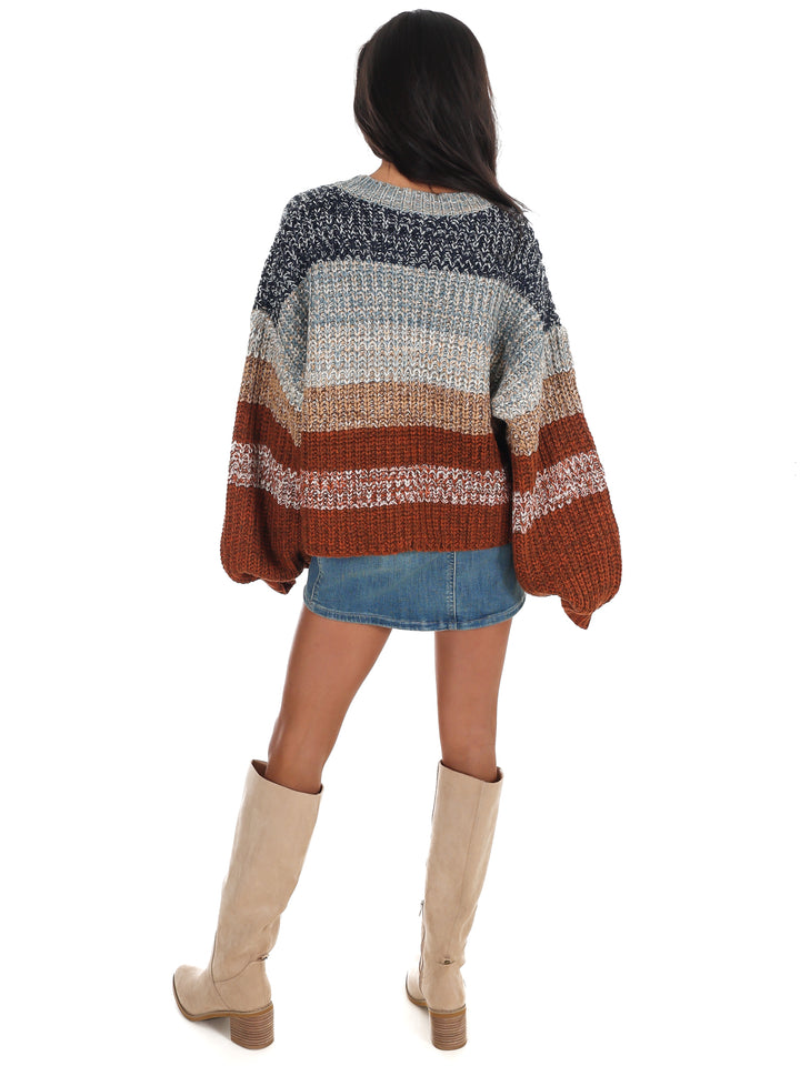 Bold Moves Stripe Sweater