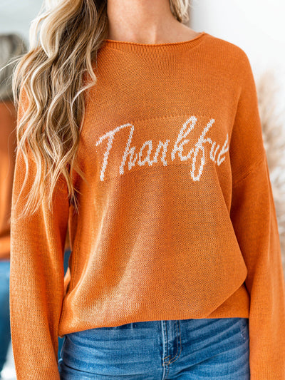 Curvy Thankful Sweater